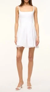 Staud Joli Cotton Mini Dress Size 2 396$ - Picture 1 of 6
