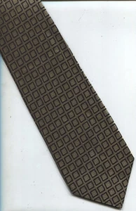 NEW CLASSIC DI MOGGIO 100% SILK NECK TIE NECKTIE GOLD BLACK MENS HOLIDAY GIFT - Picture 1 of 1