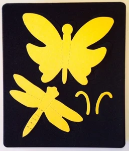 Sizzix Large Original Die Cutter ~ BUTTERFLY & DRAGONFLY ~ Insect Bug Craft Cut - Picture 1 of 1