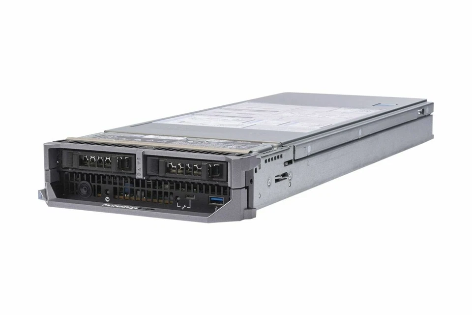 Dell PowerEdge M640 Blade Server 2x 10C Silver 4114 2.2GHz 48GB Ram 2x 1.2TB HDD - Image 1 of 1