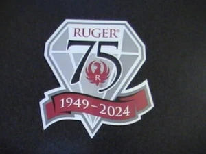 Genuine Ruger Factory Decal Sticker 75 Year Diamond Anniversary Ruger NOT A REPO - Picture 1 of 3