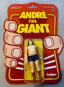 WWE ReAction Figur Andre The Giant mit Weste (offiziell lizenzierte Super7) Red Card - Bild 1 von 4