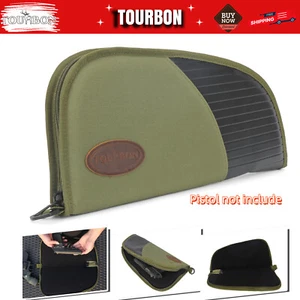 14in Pistol Pouch Zipper Rug Case Padded Handbag Revolver Gun Storage Carry Bag - Picture 1 of 24