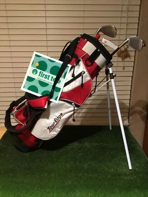 Tour Edge Juniors Bazooka HT Max-J Set Hybrid 7/8 Iron 9/P Iron, Putter & Bag - Image 1 of 4