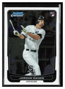 2012 Bowman Chrome #25 Jordan Danks RC - Picture 1 of 2