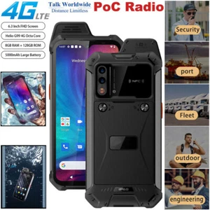 6.3" 4G LTE Android 13 Rugged Smartphone Walkie Talkie Outdoor Radio PTT Mobile - Picture 1 of 16
