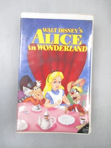 VHS Walt Disney's ALICE IN WONDERLAND The Classic Black Diamond Collection 1991 - Picture 1 of 2