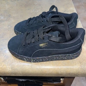 Puma Suede Größe 1,5 Kinder schwarz - Bild 1 von 4