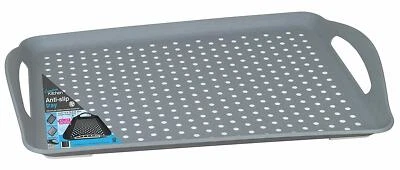 Bandeja Creativa Cocina Manija 41cm x 28.5cm Gris Blanco Manchas Antideslizante 3380 Foto 1 de 2