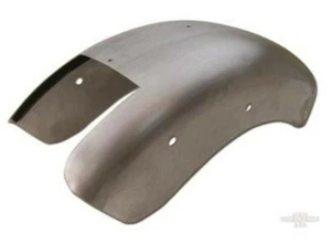 Custom Chrome Shorty Short Rear Raw Fender 200mm Tire Harley 2007-2017 Softail - Picture 1 of 2