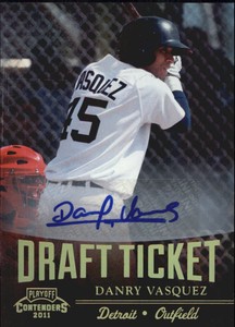 2011 Playoff Contenders Draft Ticket Autographs #DT95 Danry Vasquez 