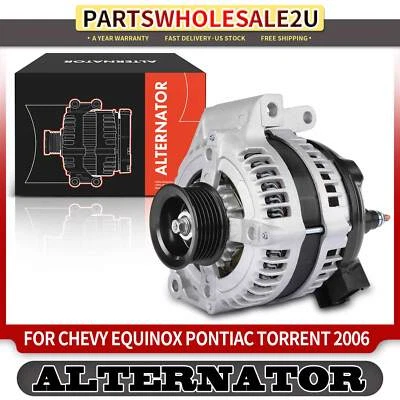 Alternador nuevo para Chevrolet Equinox Pontiac Torrent 2006 V6 3,4 L 145A 12 V CW 6G Foto 1 de 4