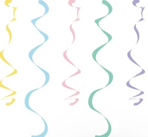 Pastel Dizzy Danglers.1 Pack. Birthday Party - Picture 1 of 1