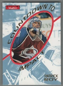 1996-97 Fleer Skybox Countdown To Impact Insert #9 Patrick Roy Avalanche - Bild 1 von 2
