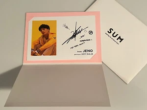 Geburtstagskarte NCT Dream Jeno 2017 SM Sum Coex - Bild 1 von 3