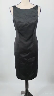 全新 JS Collections 黑色无袖礼服正式鸡尾酒会背面拉链衬里 4 — 第 1/4 张图片