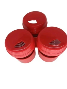 ORIGINAL 3 x DDR SALZ PFEFFER PAPRIKA STREUER  MENAGE OVP von Sonja PLASTIC - Bild 1 von 2