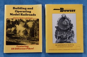 Lot of 2 BOWSER HO SCALE REFERENCE MANUAL 14th Ed. & Build Model Railroads book - Picture 1 of 18