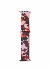 Pour Apple Watch Bracelet Montre de Remplacement A Singe de Bain Rouge Taille L f/s - Photo 1 sur 7