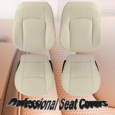 Cubierta de asiento de cuero perforado para conductor pasajero Mercedes Benz C280 2006 2007 Foto 1 de 4