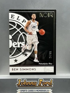 2018-19 Panini Noir #25 Ben Simmons Association Edition 24/85 - Picture 1 of 2