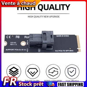 Carte convertisseur M.2 NVME vers U.2 Mkey PCIeX4 M.2 PCIe vers SFF8643 (horizon - Photo 1/10