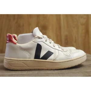 Veja V-10 Leder Turnschuhe Damengröße 10 weiß - Bild 1 von 12