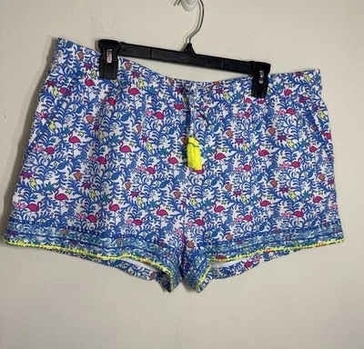 Pantalones cortos para mujer Vineyard Vines flamencos forrados con borla XL bordados Foto 1 de 4