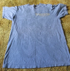 Camiseta Triumph vintage de una sola puntada con parche en el brazo We Will Triumph - Imagen 1 de 14