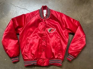 Vtg Chalk Line NFL St louis Arizona Cardinals Satin Jacket 80’s Medium New Tags - Picture 1 of 5