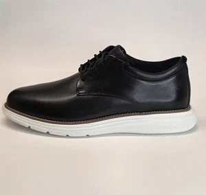 Nuove scarpe eleganti Cole Haan Grand Ultra Oxford in pelle nera C39953 da uomo 12M - Foto 1 di 13