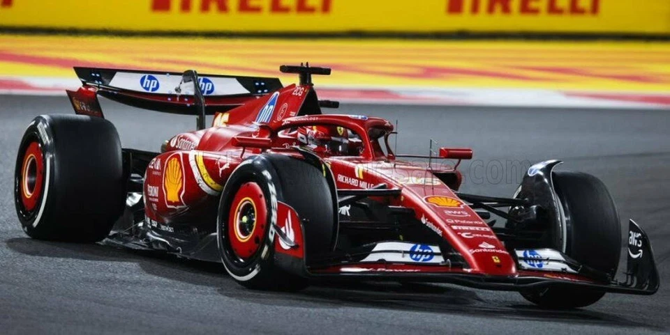 FERRARI F1 SF-24 TEAM SCUDERIA FERRARI No.16 3rd ABU DHABI GP 2024 1/18 LECLERC - Image 1 of 1
