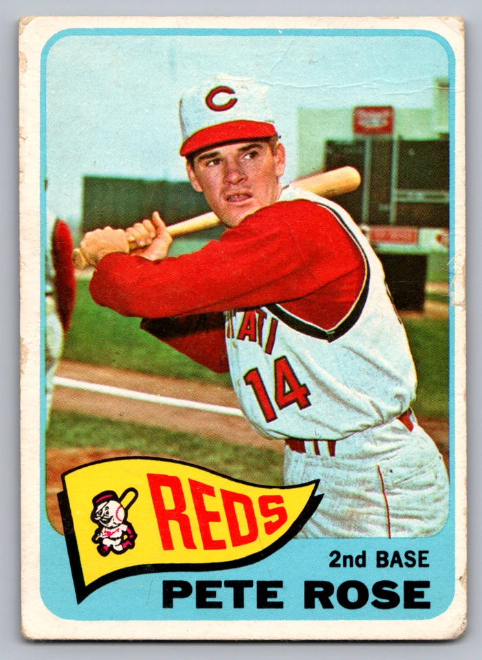Pete Rose Reds 1965 Topps #207 Foto 1 de 3
