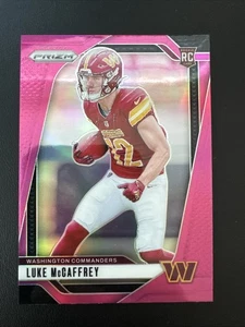 Panini Prizm 2024 - Rookies Luke McCaffrey #367 Pink Prizm (RC) - Imagen 1 de 2