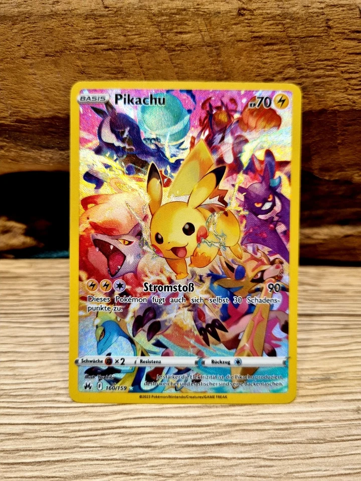 Pokemon Pikachu | Deutsch 160/159 Zenit der Könige | Near Mint - Bild 1 von 1