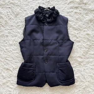 Trikot COMME des GARCONS Ad2010 Steppweste Rüschen Chiffon Japan Größe JPN-M - Bild 1 von 11