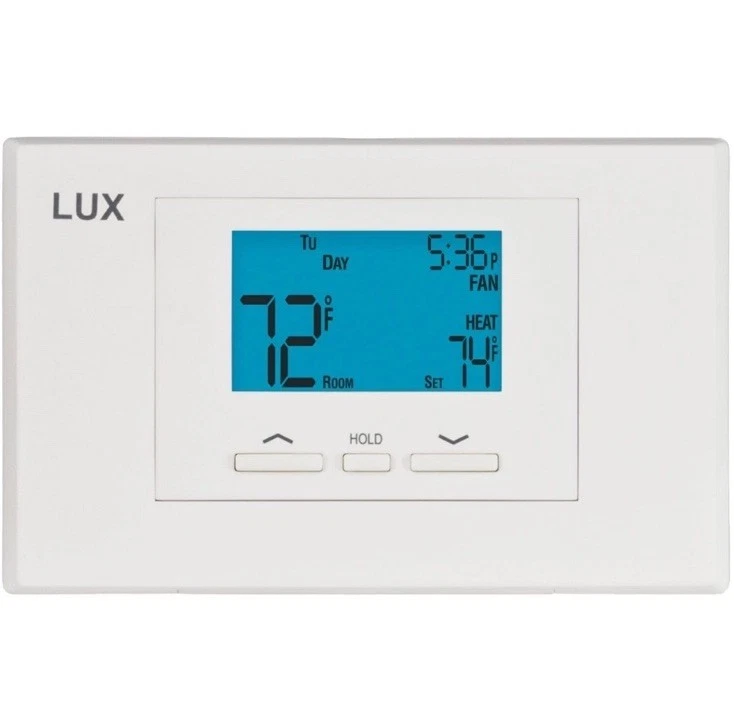 Lux 5-2 Day Standard Adjustable Universal Rectangle Programmable Thermostat