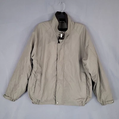 Perry Ellis Portfolio Men's Jacket Large Beige Polyester Insulated - Image 1 of 4