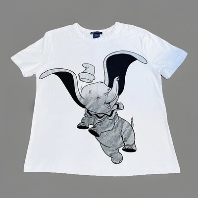 Zara Disney DUMBO T-Shirt Womens Size S Short Sleeve Top Crew Neck Tee Elephant - image 1 of 4