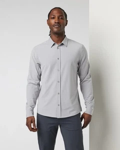 Nuevo sin etiquetas Puente de manga larga Vuori abotonado niebla talla M $98 - Imagen 1 de 10