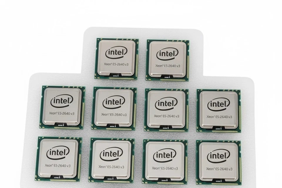 Lotto 10x Intel Xeon E5-2640 v3 SR205 2.6GHz, 8 Core LGA2011-v3 TDP 90W USATO A+ - Immagine 1 di 4