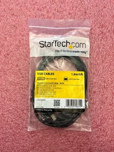 *NEW* StarTech USB A to B Cable M/M 6 ft. (USB2HAB6) - Picture 1 of 1