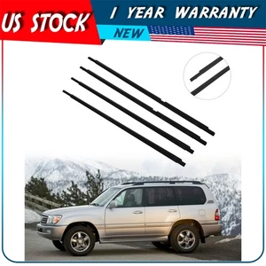 4x For 1998-2007 Toyota Land Cruiser Lexus LX470 Weatherstrip Door Belt Moulding - Picture 1 of 8