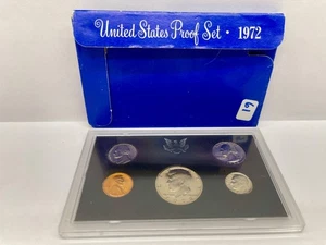 1972 Clad Proof Set U.S. Mint Original Government Packaging Free Shipping - Picture 1 of 4
