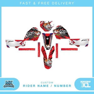 Se adapta a Honda XLR125. Gráficos de vinilo MX personalizados, kit de calcomanías adhesivas - Imagen 1 de 2