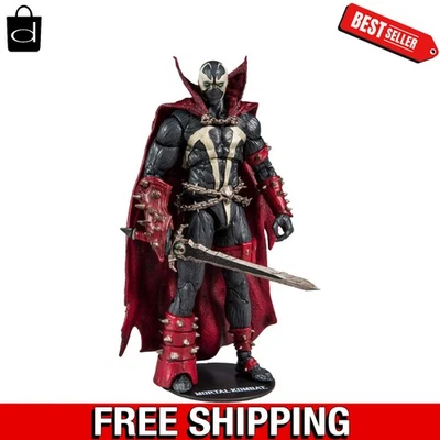 Mortal Kombat Spawn 7-Inch Action Figure - Ideal Gift for Gamers and Collectors - Image 1 of 2