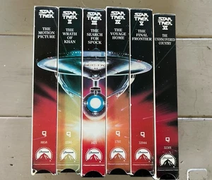 Star Trek Movie Lot VHS 6 80er Jahre Filme 1-6 - Bild 1 von 4