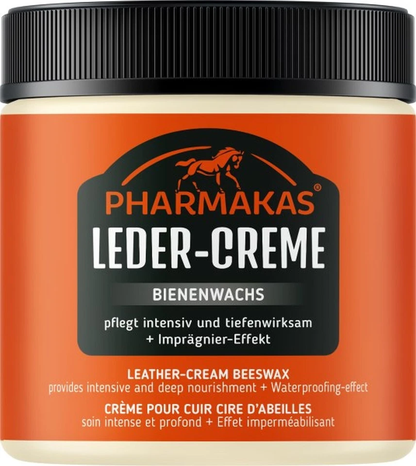 PHARMAKAS HORSE FITFORM Bienenwachs Lederpflegecreme Schuhcreme 500ml Lederpflege Sattelpflege Stiefel