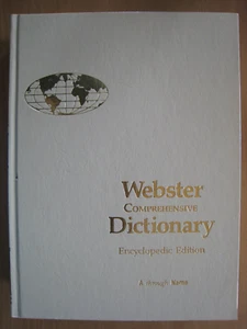 Webster CoMPREHENSIVE Dictionary Encyclopedic Edition (A through Name) - Picture 1 of 1