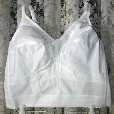 SUJETADOR CARNAVAL FIGURA COMPLETA SIN CABLES LÍNEA LARGA ESTILO 720 42DDD BLANCO NUEVO Foto 1 de 3